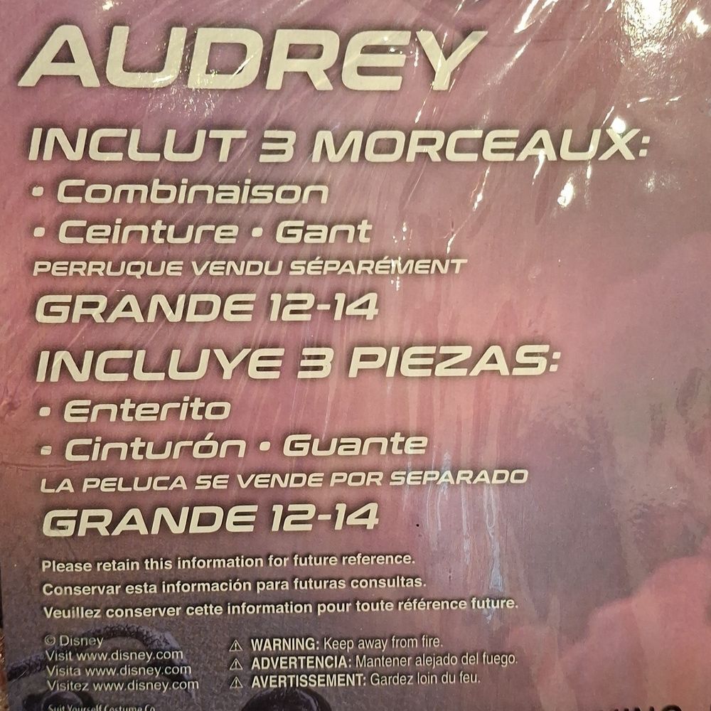 Disney descendants 3 Audrey child costume size large 12-14-NEW - Picture 5 of 7